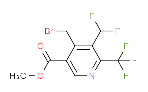 AM74231 | 1361761-78-5 | Methyl 4-(bromomethyl)-3-(difluoromethyl)-2-(trifluoromethyl)pyridine-5-carboxylate