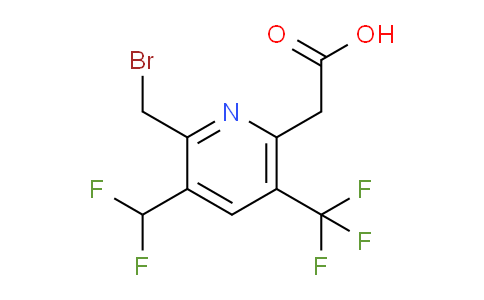 AM74236 | 1361796-25-9 | 2-(Bromomethyl)-3-(difluoromethyl)-5-(trifluoromethyl)pyridine-6-acetic acid