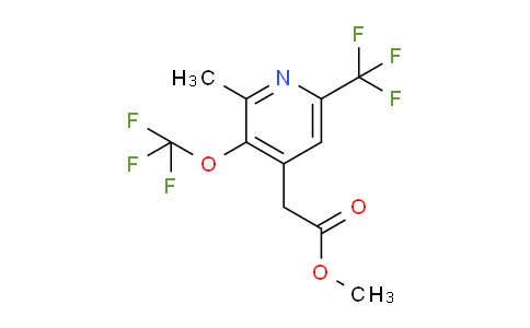 AM74237 | 1361774-32-4 | Methyl 2-methyl-3-(trifluoromethoxy)-6-(trifluoromethyl)pyridine-4-acetate