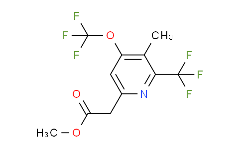 AM74239 | 1361713-90-7 | Methyl 3-methyl-4-(trifluoromethoxy)-2-(trifluoromethyl)pyridine-6-acetate