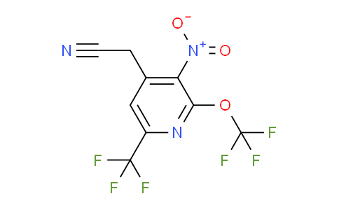 AM74243 | 1361811-24-6 | 3-Nitro-2-(trifluoromethoxy)-6-(trifluoromethyl)pyridine-4-acetonitrile