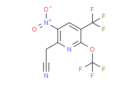 AM74245 | 1361786-69-7 | 5-Nitro-2-(trifluoromethoxy)-3-(trifluoromethyl)pyridine-6-acetonitrile