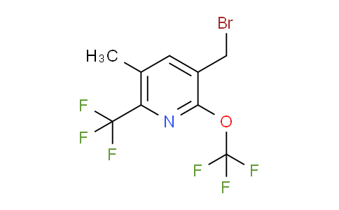 AM74256 | 1361870-59-8 | 3-(Bromomethyl)-5-methyl-2-(trifluoromethoxy)-6-(trifluoromethyl)pyridine