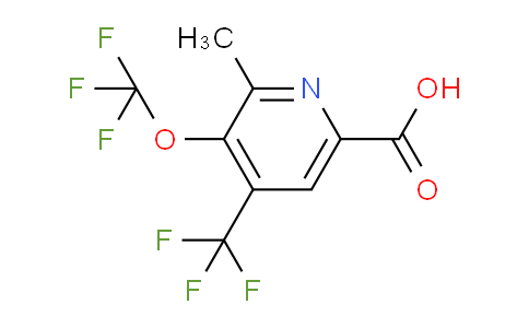 2-Methyl-3-(trifluoromethoxy)-4-(trifluoromethyl)pyridine-6-carboxylic acid