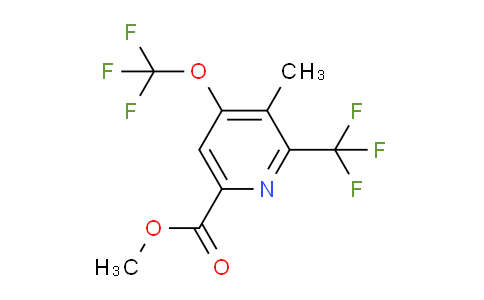 AM74274 | 1361732-44-6 | Methyl 3-methyl-4-(trifluoromethoxy)-2-(trifluoromethyl)pyridine-6-carboxylate