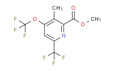 Methyl 3-methyl-4-(trifluoromethoxy)-6-(trifluoromethyl)pyridine-2-carboxylate
