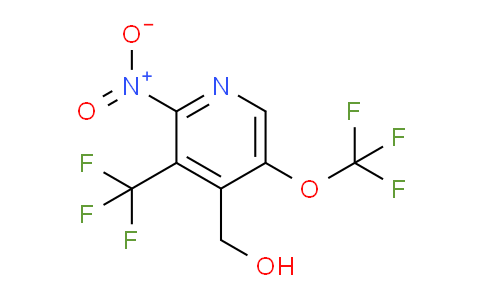 2-Nitro-5-(trifluoromethoxy)-3-(trifluoromethyl)pyridine-4-methanol