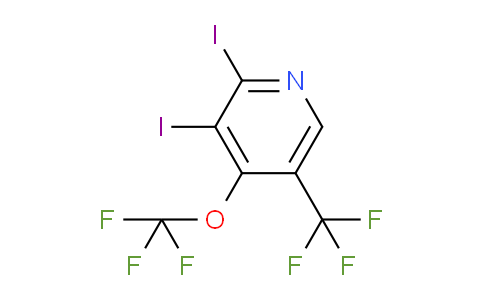 2,3-Diiodo-4-(trifluoromethoxy)-5-(trifluoromethyl)pyridine