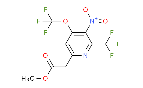 AM74308 | 1361736-04-0 | Methyl 3-nitro-4-(trifluoromethoxy)-2-(trifluoromethyl)pyridine-6-acetate