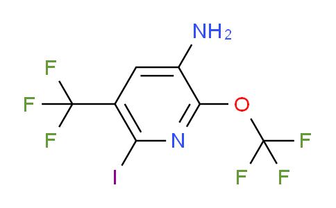 3-Amino-6-iodo-2-(trifluoromethoxy)-5-(trifluoromethyl)pyridine