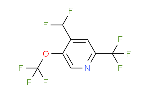 4-(Difluoromethyl)-5-(trifluoromethoxy)-2-(trifluoromethyl)pyridine