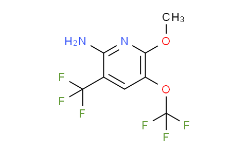 2-Amino-6-methoxy-5-(trifluoromethoxy)-3-(trifluoromethyl)pyridine