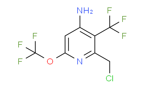 AM74351 | 1804532-57-7 | 4-Amino-2-(chloromethyl)-6-(trifluoromethoxy)-3-(trifluoromethyl)pyridine
