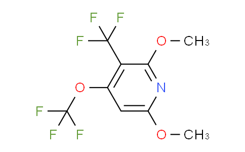 AM74355 | 1805987-46-5 | 2,6-Dimethoxy-4-(trifluoromethoxy)-3-(trifluoromethyl)pyridine