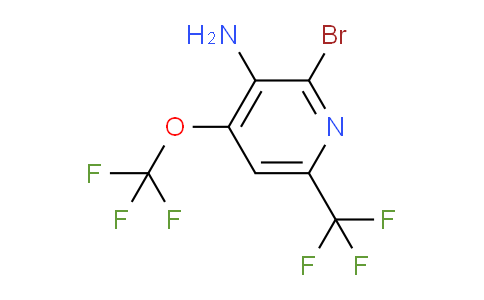 AM74357 | 1804584-41-5 | 3-Amino-2-bromo-4-(trifluoromethoxy)-6-(trifluoromethyl)pyridine
