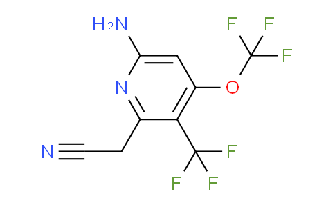 AM74363 | 1804031-47-7 | 6-Amino-4-(trifluoromethoxy)-3-(trifluoromethyl)pyridine-2-acetonitrile