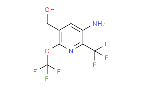 AM74374 | 1804377-69-2 | 3-Amino-6-(trifluoromethoxy)-2-(trifluoromethyl)pyridine-5-methanol