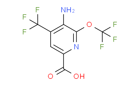 3-Amino-2-(trifluoromethoxy)-4-(trifluoromethyl)pyridine-6-carboxylic acid