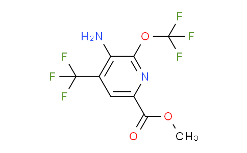 Methyl 3-amino-2-(trifluoromethoxy)-4-(trifluoromethyl)pyridine-6-carboxylate