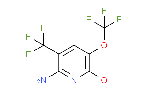2-Amino-6-hydroxy-5-(trifluoromethoxy)-3-(trifluoromethyl)pyridine