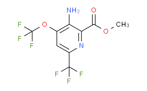 Methyl 3-amino-4-(trifluoromethoxy)-6-(trifluoromethyl)pyridine-2-carboxylate