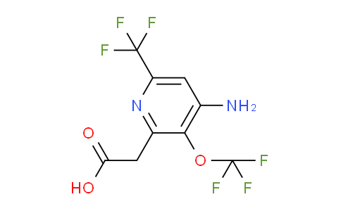 AM74401 | 1806131-37-2 | 4-Amino-3-(trifluoromethoxy)-6-(trifluoromethyl)pyridine-2-acetic acid