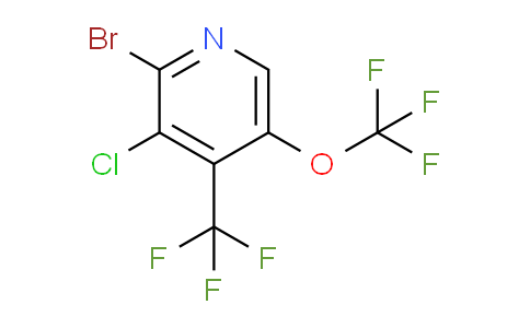 2-Bromo-3-chloro-5-(trifluoromethoxy)-4-(trifluoromethyl)pyridine