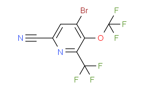 AM74422 | 1806154-73-3 | 4-Bromo-6-cyano-3-(trifluoromethoxy)-2-(trifluoromethyl)pyridine