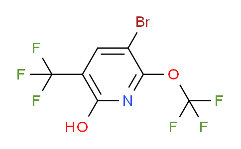 AM74441 | 1806216-87-4 | 3-Bromo-6-hydroxy-2-(trifluoromethoxy)-5-(trifluoromethyl)pyridine