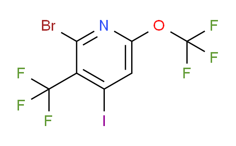 AM74443 | 1804472-48-7 | 2-Bromo-4-iodo-6-(trifluoromethoxy)-3-(trifluoromethyl)pyridine