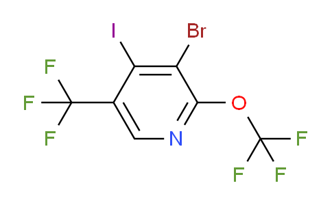 AM74446 | 1804472-81-8 | 3-Bromo-4-iodo-2-(trifluoromethoxy)-5-(trifluoromethyl)pyridine