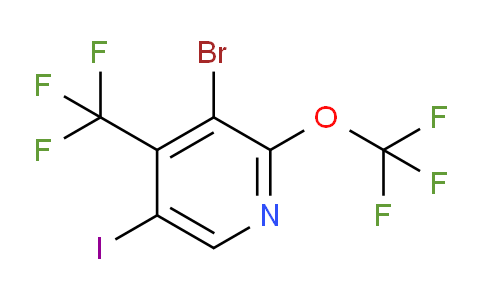 AM74448 | 1806219-36-2 | 3-Bromo-5-iodo-2-(trifluoromethoxy)-4-(trifluoromethyl)pyridine