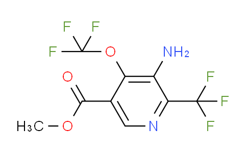 AM74460 | 1803664-61-0 | Methyl 3-amino-4-(trifluoromethoxy)-2-(trifluoromethyl)pyridine-5-carboxylate