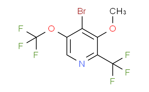 AM74462 | 1806221-10-2 | 4-Bromo-3-methoxy-5-(trifluoromethoxy)-2-(trifluoromethyl)pyridine