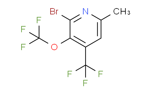 AM74465 | 1806222-41-2 | 2-Bromo-6-methyl-3-(trifluoromethoxy)-4-(trifluoromethyl)pyridine