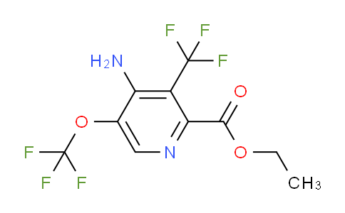 AM74466 | 1804602-04-7 | Ethyl 4-amino-5-(trifluoromethoxy)-3-(trifluoromethyl)pyridine-2-carboxylate