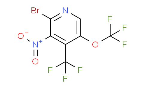 2-Bromo-3-nitro-5-(trifluoromethoxy)-4-(trifluoromethyl)pyridine