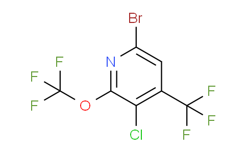 6-Bromo-3-chloro-2-(trifluoromethoxy)-4-(trifluoromethyl)pyridine