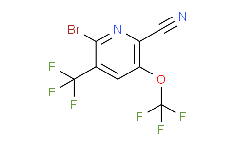 AM74478 | 1806025-45-5 | 2-Bromo-6-cyano-5-(trifluoromethoxy)-3-(trifluoromethyl)pyridine