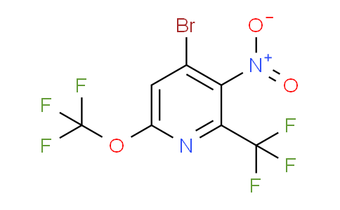 AM74480 | 1806200-16-7 | 4-Bromo-3-nitro-6-(trifluoromethoxy)-2-(trifluoromethyl)pyridine