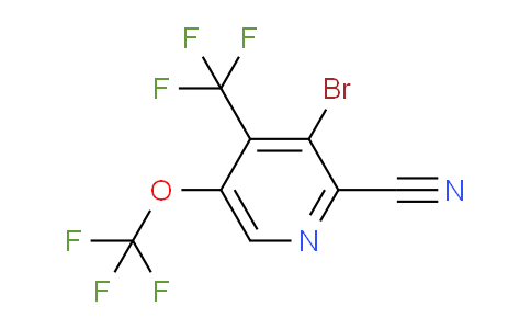 AM74482 | 1806079-77-5 | 3-Bromo-2-cyano-5-(trifluoromethoxy)-4-(trifluoromethyl)pyridine