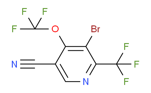 AM74484 | 1806154-65-3 | 3-Bromo-5-cyano-4-(trifluoromethoxy)-2-(trifluoromethyl)pyridine