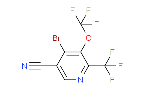 AM74486 | 1803525-20-3 | 4-Bromo-5-cyano-3-(trifluoromethoxy)-2-(trifluoromethyl)pyridine