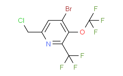 AM74495 | 1804568-86-2 | 4-Bromo-6-(chloromethyl)-3-(trifluoromethoxy)-2-(trifluoromethyl)pyridine