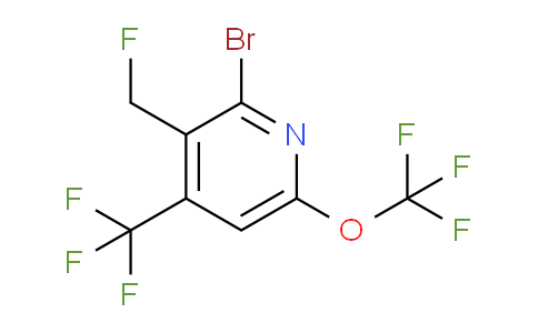 AM74496 | 1806218-30-3 | 2-Bromo-3-(fluoromethyl)-6-(trifluoromethoxy)-4-(trifluoromethyl)pyridine