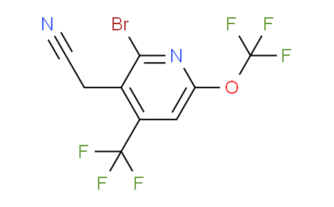 2-Bromo-6-(trifluoromethoxy)-4-(trifluoromethyl)pyridine-3-acetonitrile