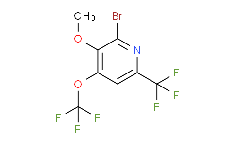 2-Bromo-3-methoxy-4-(trifluoromethoxy)-6-(trifluoromethyl)pyridine