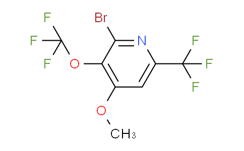 2-Bromo-4-methoxy-3-(trifluoromethoxy)-6-(trifluoromethyl)pyridine