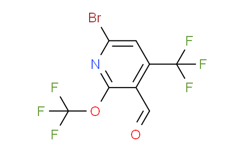 6-Bromo-2-(trifluoromethoxy)-4-(trifluoromethyl)pyridine-3-carboxaldehyde