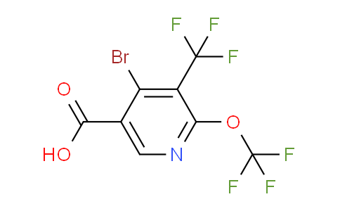 AM74514 | 1806238-28-7 | 4-Bromo-2-(trifluoromethoxy)-3-(trifluoromethyl)pyridine-5-carboxylic acid